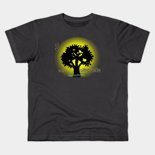 S is for silhouette Kids T-Shirt